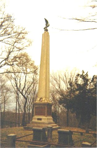 Burying Ground Capt. John Monument dedicated by Teddy Roosevelt